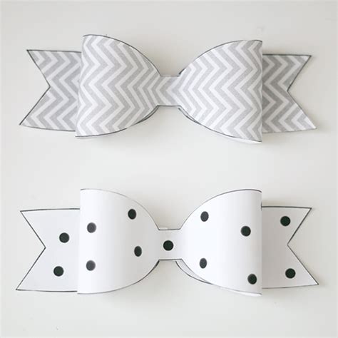 Freebie Friday: Printable Paper Bows - Ash and Crafts
