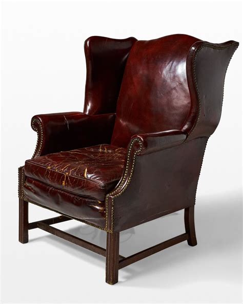 Topeakmart contemporary dining chair faux leather armchair pu leather accent chair wingback chair living room chair vanity chair reading chair for living room bedroom brown. CH520 Harold Distressed Leather Wingback Chair Prop Rental ...