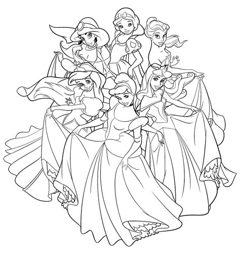 Princesas Desenhos Para Colorir E Imprimir Most Complete Colorir My