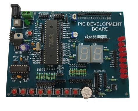 Pic Fxx Microcontroller Development Board Pic Kit Programmer Combo