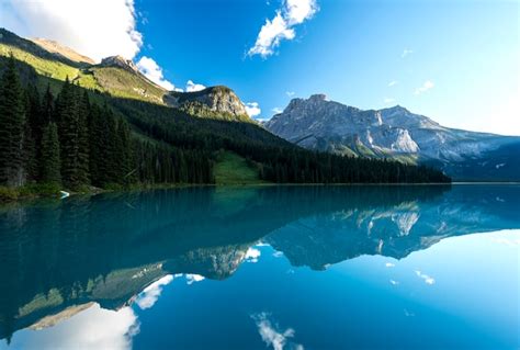 Lago Esmeralda Parque Nacional De Yoho Columbia Británica Canadá