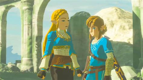 Zelda And Link Leaked Cutscene Zelda Breath Of The Wild Youtube