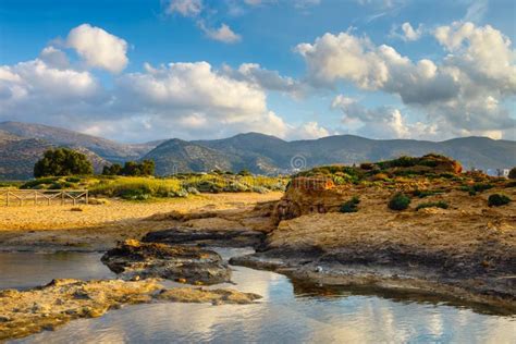 Beautiful Mountain Landscape Of Crete Stock Image Image Of Greece