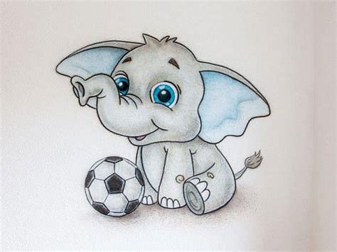 De plek voor actualiteit, voetbal in beeld, fun en. OLIFANTJE MET VOETBAL | Voetbal tekenen, Olifant tekening ...