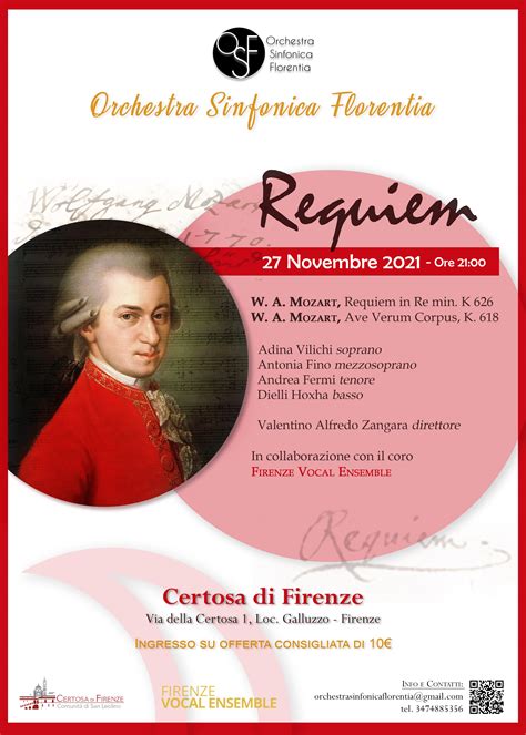W A Mozart Requiem In Re Min Concerto Dapertura Stagione Sinfonica 20212022 Orchestra