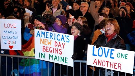 Same Sex Couples Wed In Maine As Gay Marriage Law Goes Into Effect