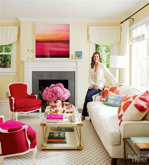 A Peek Inside Brooke Shields Colorful Comfortably Chic Home Chic
