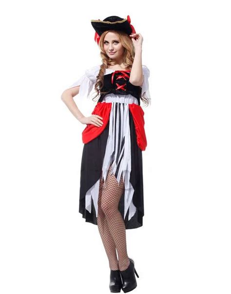 Free Shippingpirates Dress Sexy Wild Female Pirate Costumes Appeal Halloween Party Stage