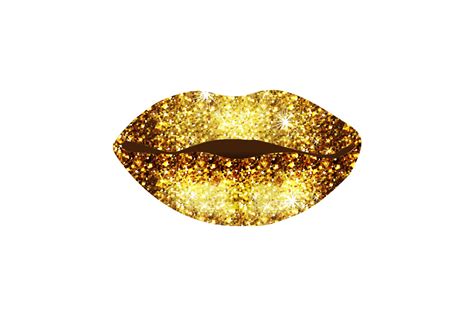 Golden Lips ~ Illustrations ~ Creative Market