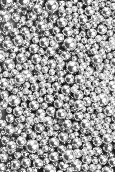 Silver Dragees Silver Ball Sprinkles Metallic Dragee Sprinkles