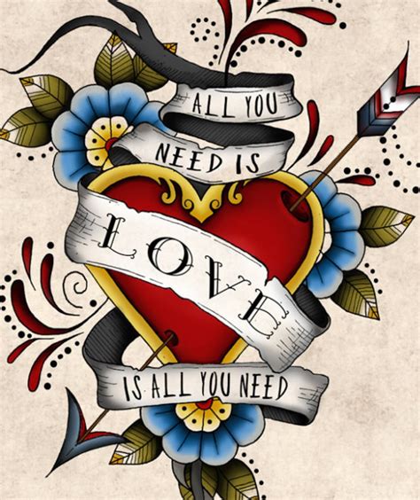 All You Need Is Love Digital Poster Love Quote Printable Etsy