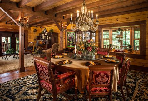 Log Home Dining Rooms Dining Room Other By Dogwood Mountain Log