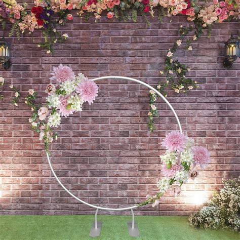 Round Shaped Customized Backdrop With Stand For Wedding Backdropsource