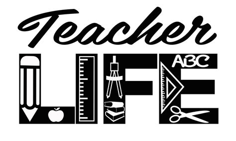 Teacher Life Svg Cutting File For Cricut Graphic By Richardeley1969 · Creative Fabrica