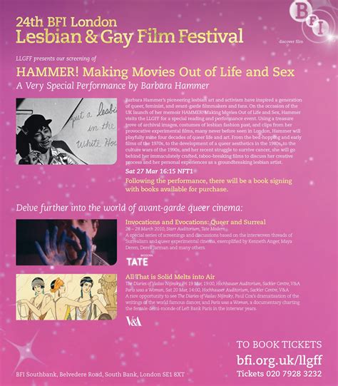 24th Bfi London Lesbian And Gay Film Festival Hammer The Most Cake