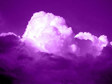Purple Background Clouds Purple White Clouds Hd Artist 4k
