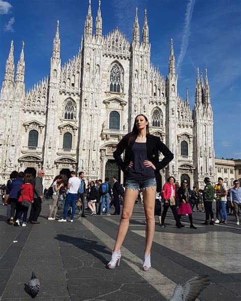 Ekaterina Lisina World S Tallest Professional Model At Ft Inches