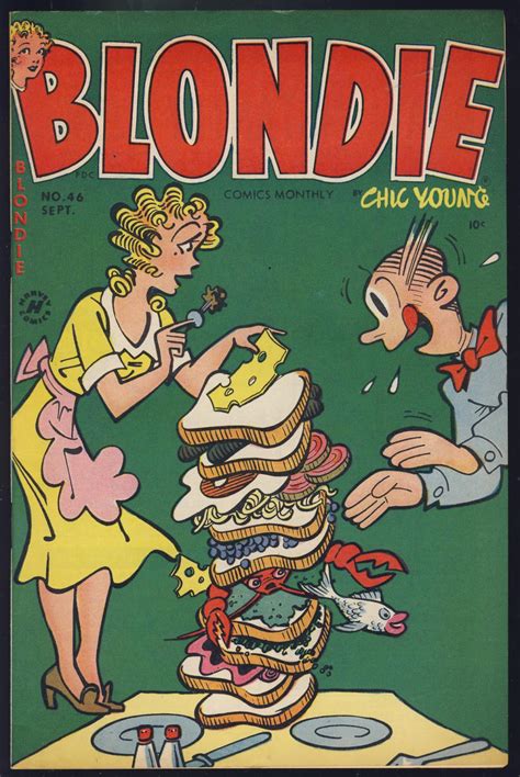 Blondie Comics Monthly No 46 By Young Chic And Others Stapled Wraps 1952 First Edition