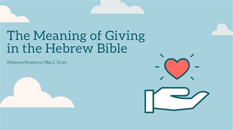 Here's a list of similar words from our thesaurus that you can use instead. The Meaning of Giving in the Hebrew Bible - YouTube