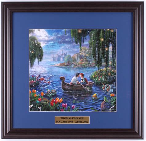 Thomas Kinkade Walt Disneys The Little Mermaid 18x185 Custom Framed