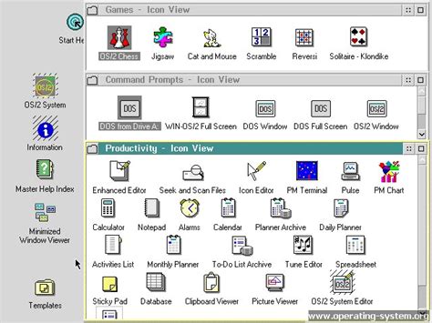 Operating System Screenshot Ibm Os2 21 21