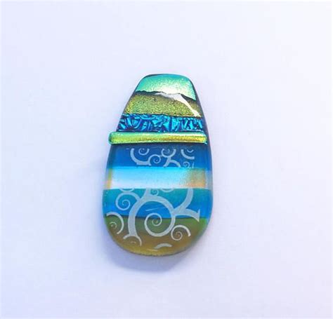 Fused Glass Cabochon Pendant Supplies Necklace Supplies Diy Etsy Cabochon Pendant Bead