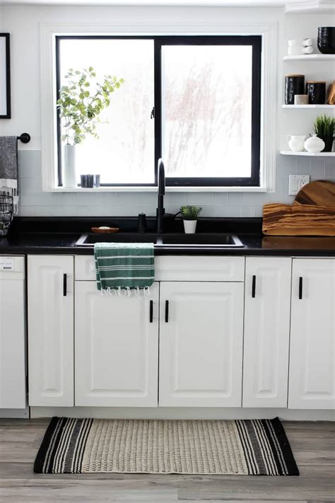 When thinking about the window design of a project, consider how windows integrate into the larger structure of the walls. DIY Painted Black Window Frames - Love Create Celebrate