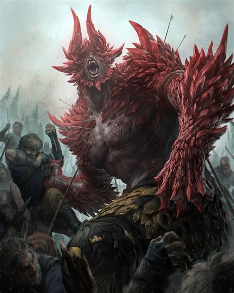 Pin By Gonzalo Fajardo On Beasties Fantasy Demon Fantasy Monster