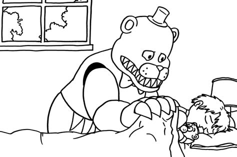 Dibujos De Freddy Fazbear Para Colorear Wonder Day — Dibujos Para