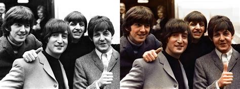 The Beatles Colorized Pics