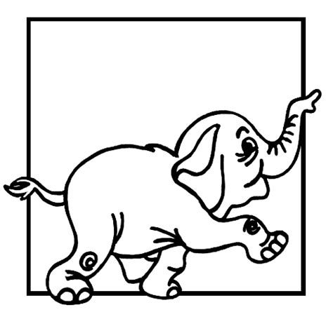 Coloriage Elephants 5