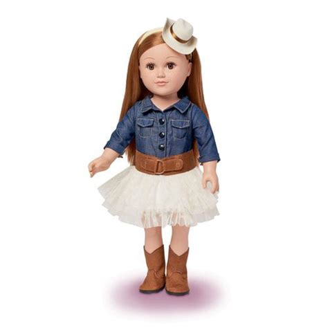 My Life As Cowgirl 18 Inch Posable Doll With A Soft Torso Red Hair