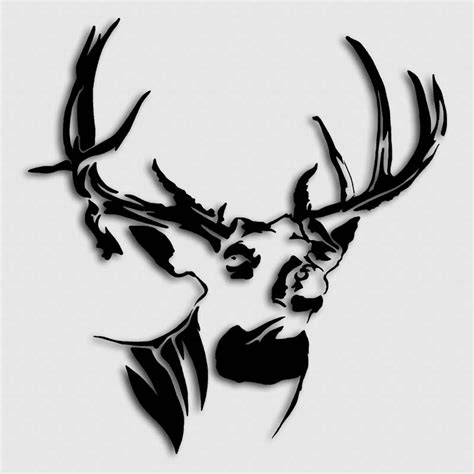 Whitetail Mossy Buck Deer Decal Aftershock Decals