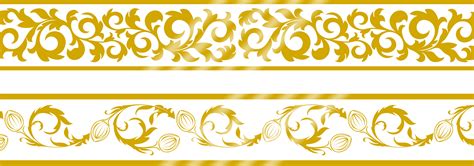 Golden Deco Border Transparent Png Clip Art Transparent Background Images