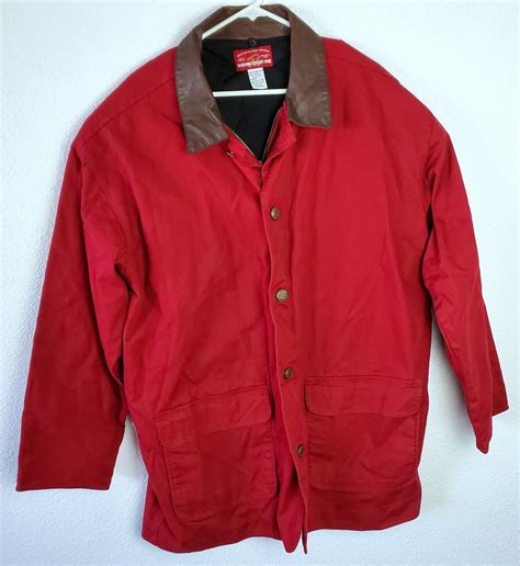 Vintage Marlboro Country Store Barn Chore Jacket Leat… - Gem