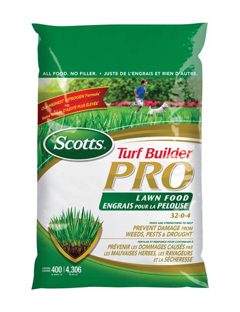 Apply to a wet or dry lawn using a scotts broadcast, rotary, drop or wizz spreader. Scotts - Turf Builder PRO Lawn Food 5.5 kg | Lawn & Grass ...