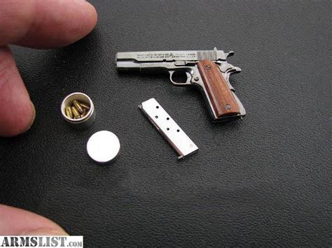 Armslist For Sale Hand Made 16 Scale Miniature Colt 1911a1 Gun