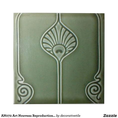 An072 Art Nouveau Reproduction Antique Tile Art Deco
