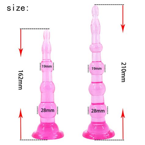 Realisitc Anal Dildo Dong Longer Anal Beads Butt Plug Suction Cup