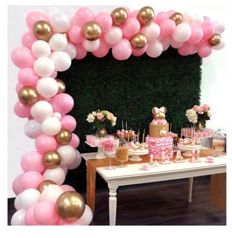 Compartilhar Imagem Arco De Bexiga Rosa E Dourado Br Thptnganamst