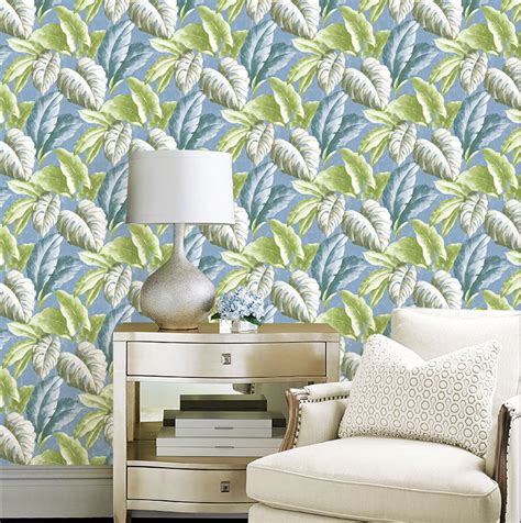 3d Modern Wallpapers Home Decor Green Leaf Wallpaper For