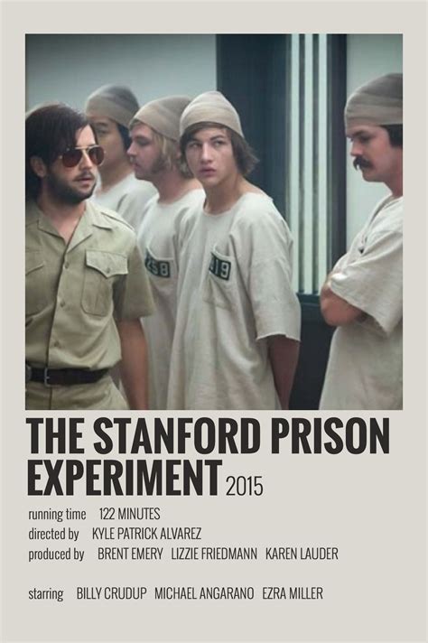 The Stanford Prison Experiment Polaroid Poster Iconic Movie Posters