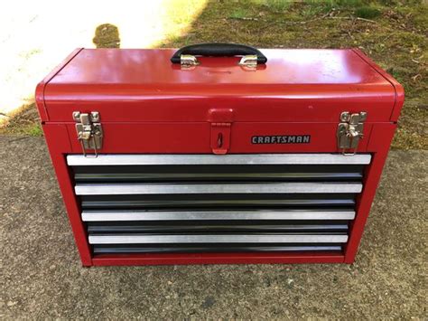 Craftsman 4 Drawer Portable Tool Chest Red For Sale In Raleigh Nc