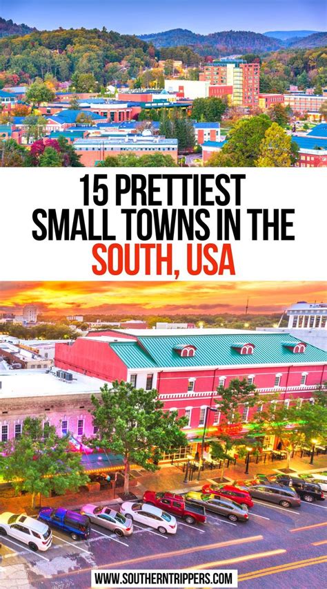 15 Prettiest Small Towns In The South Usa North America Travel