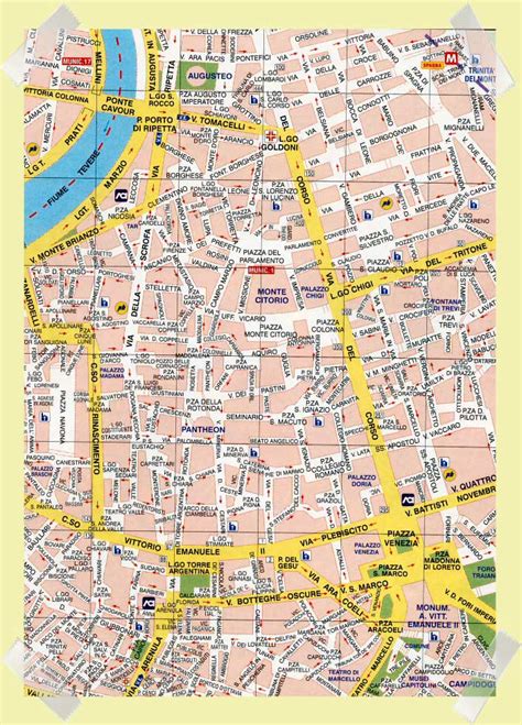 Mapa De Roma Zona Del Pantheon Tu Guía De Roma