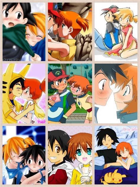 A Wonderful Ash X Misty Collage Part 1 Pokemon Ash And Misty Ash