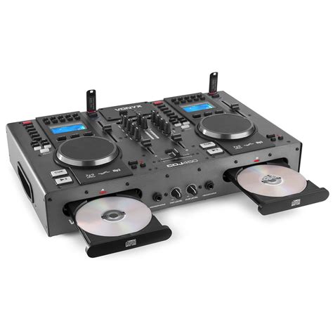 Pd Cdj450 Dj Media Player With Dual Cd Player And Bluetooth