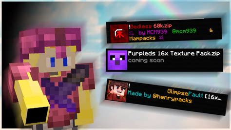 The Best Youtuber Texture Packs Itzglimpze Bedless Noob Purpled