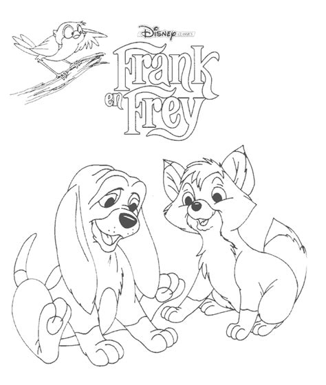 He spends his days patrolling the tractor pastures and keeping everything in order. Frank and frey Coloring Pages