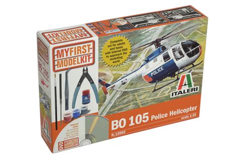 Italeri Bo 105 Police Helicopter My First Model Kit